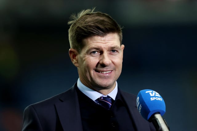 Steven Gerrard battled away a question over reported interest from Newcastle United, saying he's happy and settled as Rangers manager. (BT Sport)