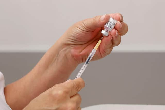Three in five people in Bassetlaw have received two doses of a Covid-19 vaccine, figures reveal. (Photo by JACK GUEZ/AFP via Getty Images)