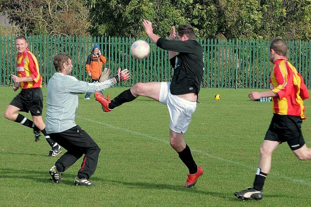 Stanley Street Galacticos v Hatfield St Leger, at Manton Athletic Club in October 2014.