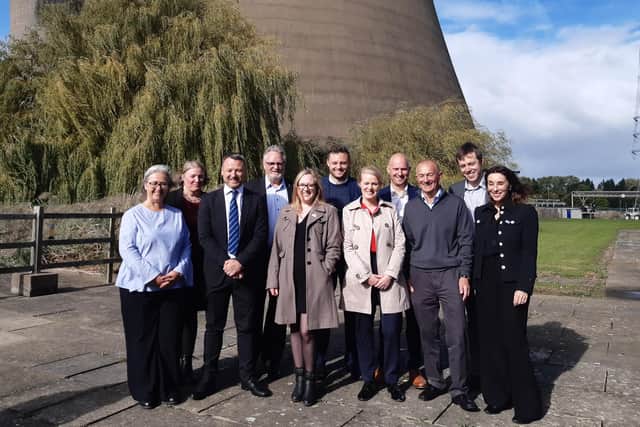 Nottinghamshire MPs, councillors and the team behind the STEP project met at the West Burton site to discuss the future steps.