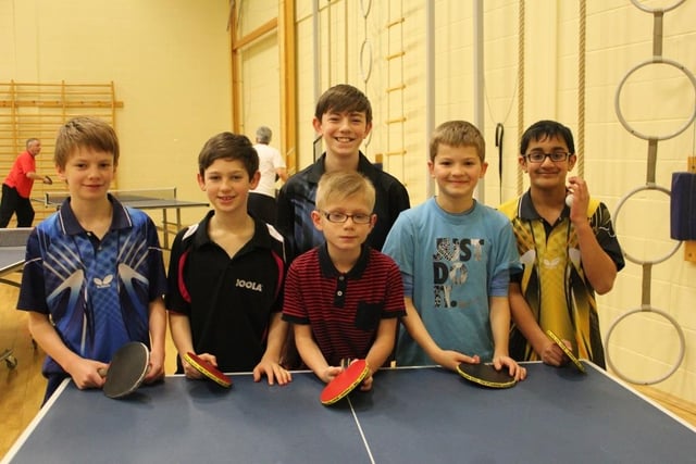 The youngsters are pictured enjoying Worksop Table Tennis League's new Saturday club back in 2013.