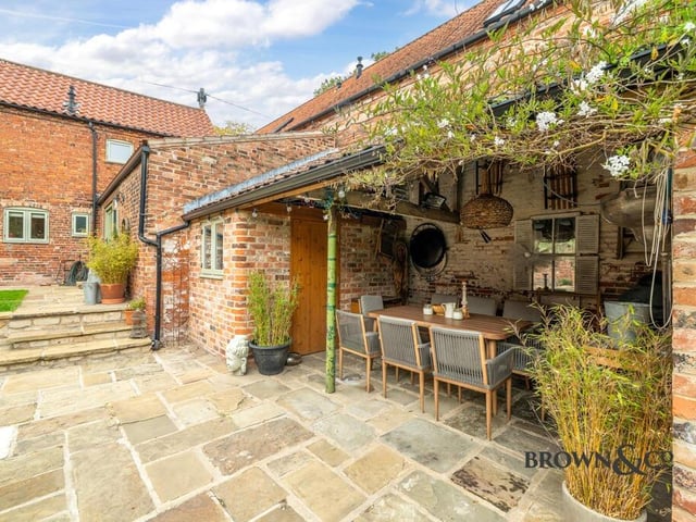 The property has plenty of options for spending time outdoors with friends and family.