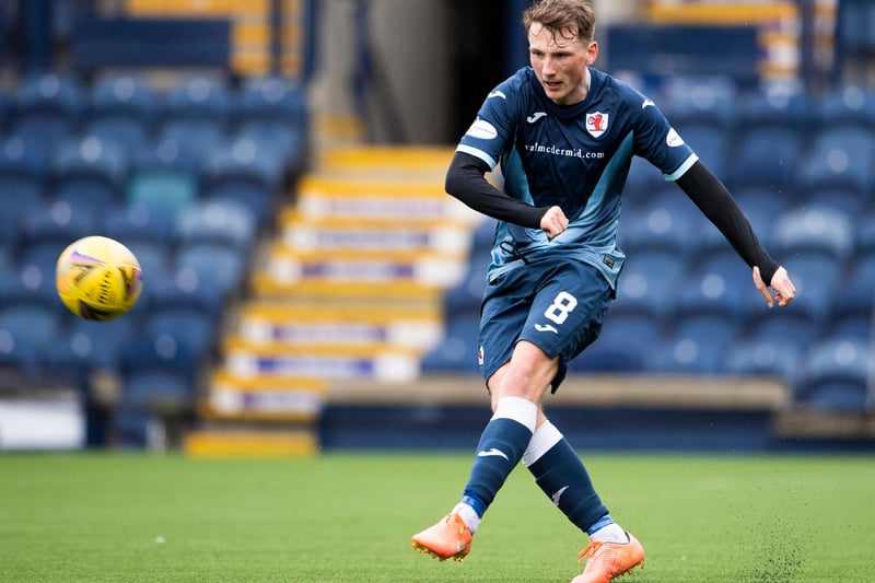 If Andy Irving is to leave this summer with his contract expiring and little news on a deal being agreed, Hendry is a ready-made replacement. Slick, composed and confident, the Raith Rovers midfielder was the conductor for John McGlynn’s side and was deservedly nominated for the PFA Scotland Championship Player of the Year award.