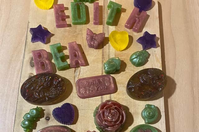 A selection of Edith's soaps