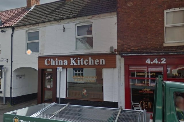 China Kitchen at 16 Churchgate, Retford, was rated five out of five on February 28