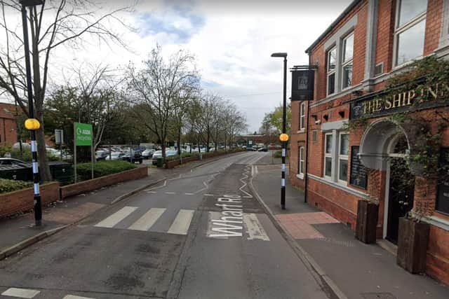 The fatal collision happened on the zebra crossing outside the Ship Inn, on Wharf Road, Retford.