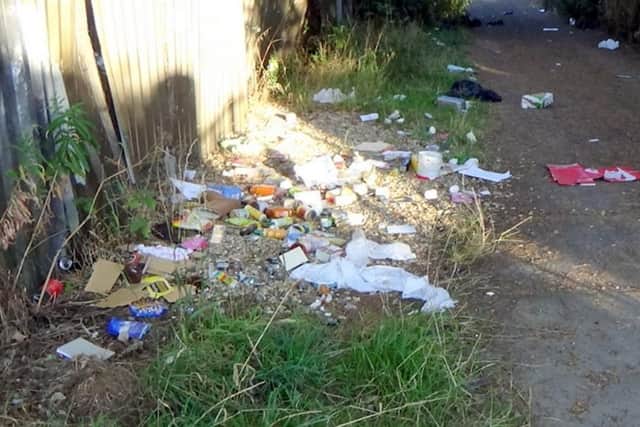 Land behind Victoria Street, Dinnington, has been targeted by fly tippers who have been accused of failing to respect much-loved teenager Leonne Weeks, whose body was found there in 2017