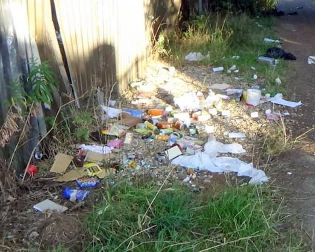 Land behind Victoria Street, Dinnington, has been targeted by fly tippers who have been accused of failing to respect much-loved teenager Leonne Weeks, whose body was found there in 2017