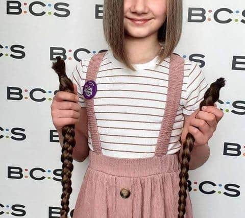 Alissia Cook has donated 22 inches of her treasured locks to the Little Princess Trust
