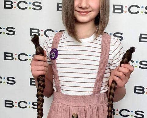 Alissia Cook has donated 22 inches of her treasured locks to the Little Princess Trust