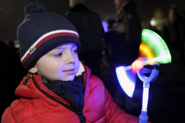 Jacob Lundy, aged four, at the After Dark Event at Don Valley Bowl, Sheffield in 2018