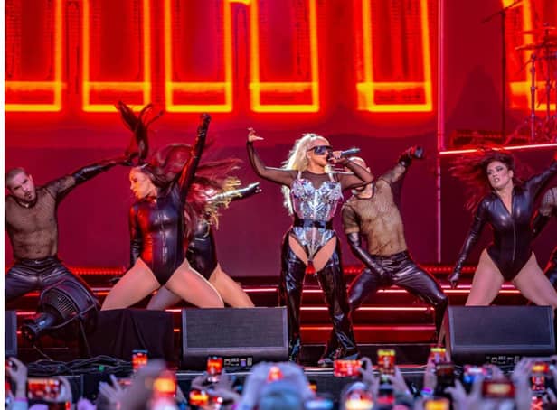 Christina Aguilera brought a stunning show to Scarborough. (Photo: Paul Dixon).
