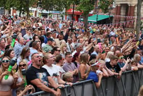 The line up for this year's Party in the Square in Retford has been revealed