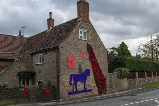 The impressive displays throughout the village are the work of a team of volunteers who painstakingly install them each year.