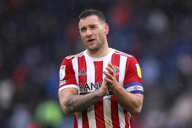 A man has been arrested in connection with an assault on Sheffield United striker Billy Sharp at the end of the game at Forest. Photo: George Wood/Getty Images