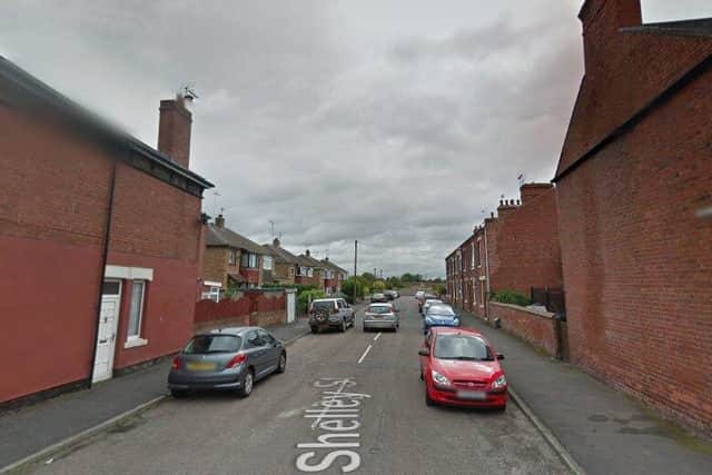 The emergency services were called to Shelley Street, Worksop.
