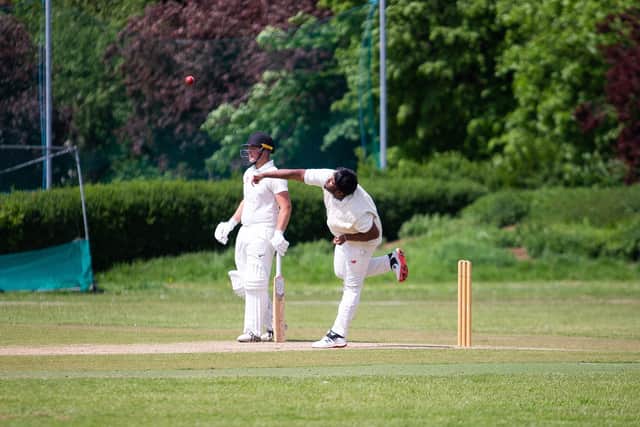 Saeed Ahmed  - four wickets. Pic by Richard Bierton RBI Photography.