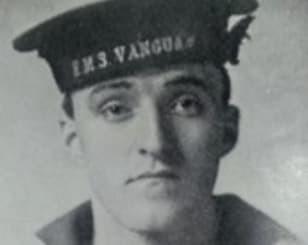 John had been in the Royal Navy for two-and-a-half years and was assigned to HMP Vanguard when in went down in 1917, shortly before his 19th birthday.