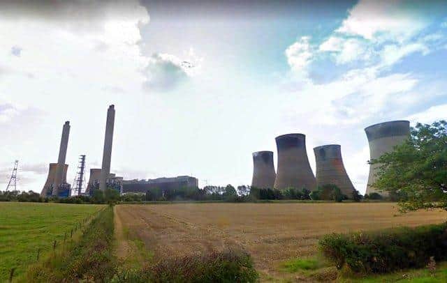 West Burton power station near Retford.