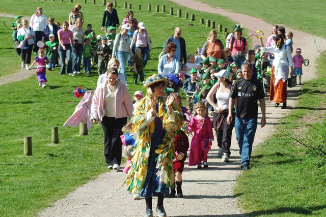 Edwinstowe King Edwin Foundation Unit held a procession into Sherwood Forest to launch a day of events with Forest Rangers back in 2006. Recognise anyone?