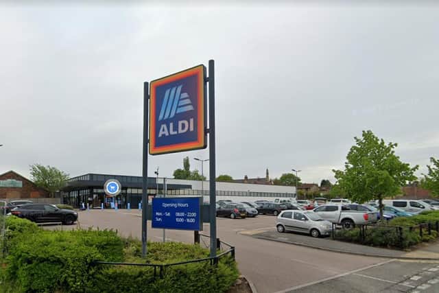 The Aldi, in Dinnington, will re-open to customers later this week.