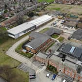 An aerial view of the new Elements Academy, in Dinnington.