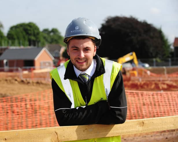 Ryan Taylor, Site Manager at Barratt Homes' Gateford Park development in Worksop