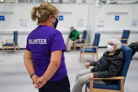 Volunteers are supporting the NHS and patients at vaccination sites across the country. (Photo: Ian Forsyth/Getty Images)