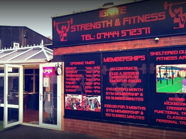 IGNITE Strength and Fitness, 84 Central Ave, Worksop S80 1EN has everything you need under one roof to help improve your health and fitness