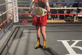 Worksop’s Elle Coulson has won the WBU world middleweight title.
