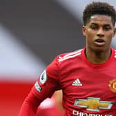 Manchester United star Marcus Rashford has launched a new online petition against child food poverty. Photo: Alex Livesey/Getty Images