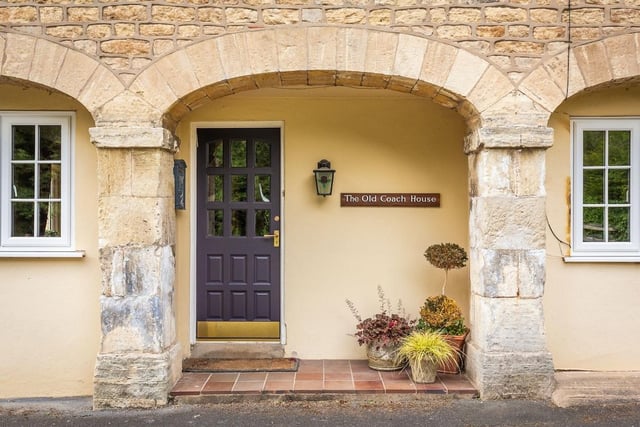 The tone for the style and charm of the property is set by this welcoming entrance. Let's step inside.