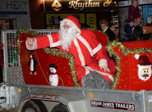 Santa will be making his way in a special procession as he makes his way to his grotto in the Lyric Theatre, in Dinnington.