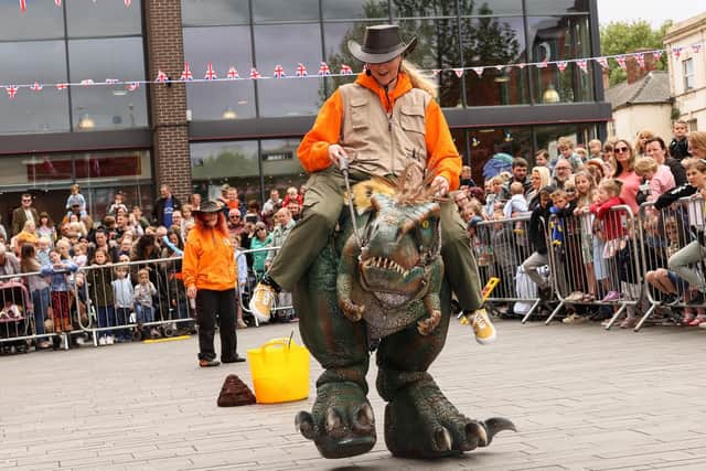 North Notts BID has delivered many events, including Dinosaur Discovery Day in Worksop. Credit: Paul 'Spike' Reddington