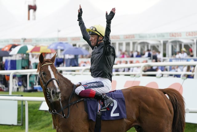 There's no doubt who the most popular winner of the week would be -- eight-year-old veteran Stradivarius, another Frankie Dettori mount, who is gunning for his FOURTH Gold Cup on Thursday to match the record set by Yeats between 2006 and 2009. John Gosden's stayer is in prime form and his cause has been helped by the likely absence of the favourite, Trueshan, because of fast ground. ([PHOTO BY: Alan Crowhurst/Getty Images)
