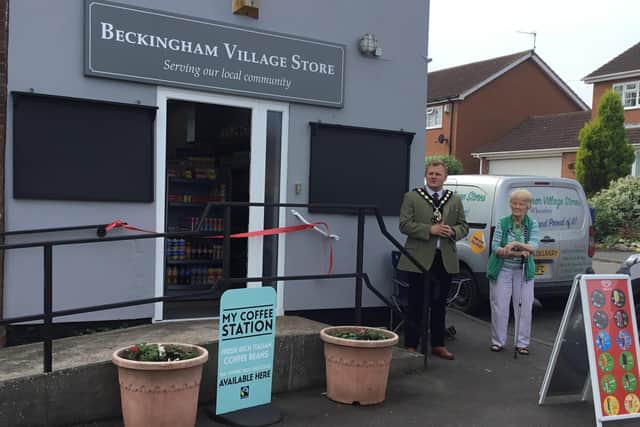 Beckingham has received a new village store with Post Office services.
