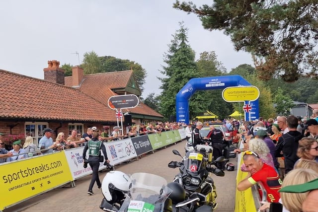 Sherwood Forest was the starting point of stage four of The Tour of Britain 2023.