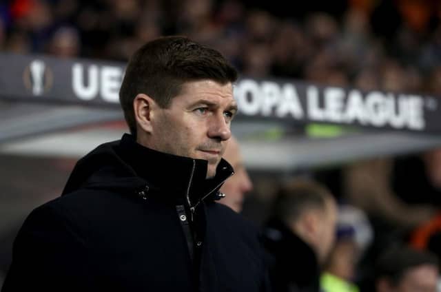 Steven Gerrard, Manager of Rangers. (Photo by Ian MacNicol/Getty Images)