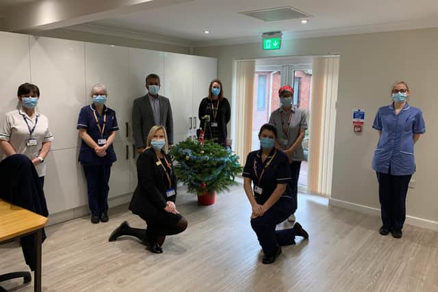 Staff pictured at Bassetlaw Hospice.