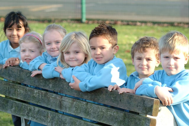 Pupils from St Anne's C of E Primary School, Worksop, in 2009.