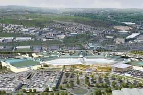 Impression of the Meadowhall extension.
