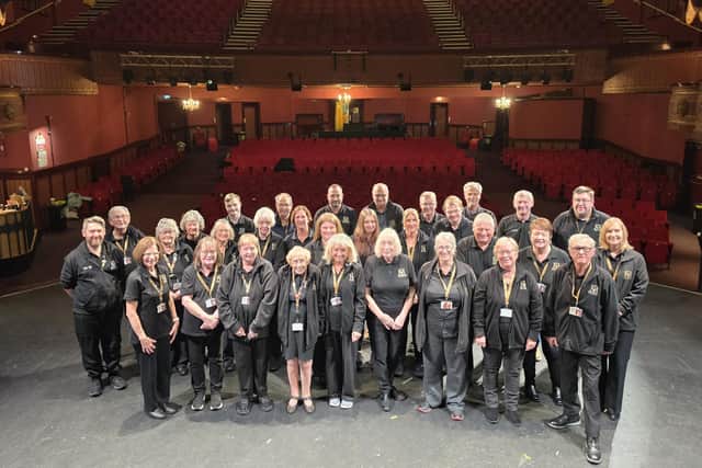 Volunteers at the Majestic Theatre, Retford.