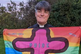 Reverend Nicky Skipworth, vicar at All Saints' Church, is part of a committee bringing Pride to Harworth and Bircotes.