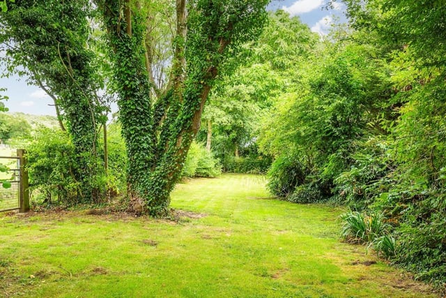 One last look at the enchanting greenery that makes up the separate garden.