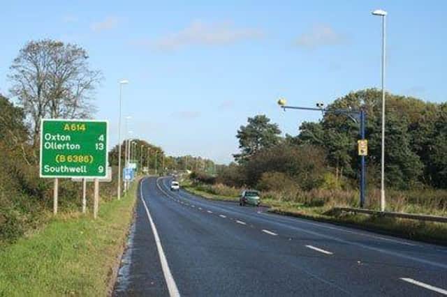 Major improvements will be made along the A614.