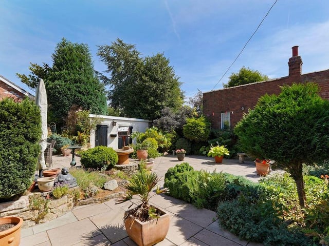 An attractive and low maintenance, enclosed garden.
