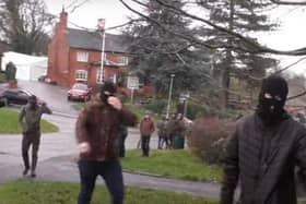 Members of the Sheffield Hunt Saboteurs group filmed John Partidge slashing the tyres of their vehicle.
