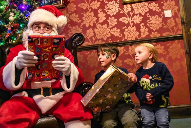 The ticket will include a trip for children to meet the one-and-only Santa Claus.