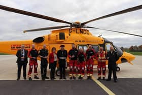 Lincs and Notts Air Ambulance crew have received Platinum Jubilee medals