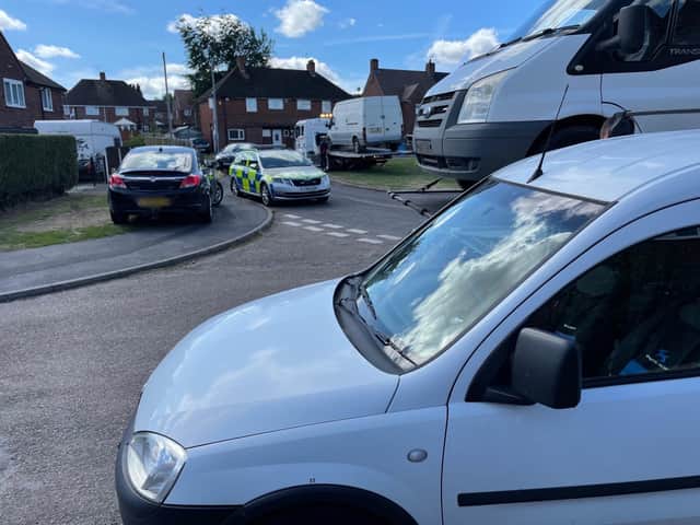 Operation Reacher officers have recovered a stolen van and another on suspicion of being stolen in Manton.